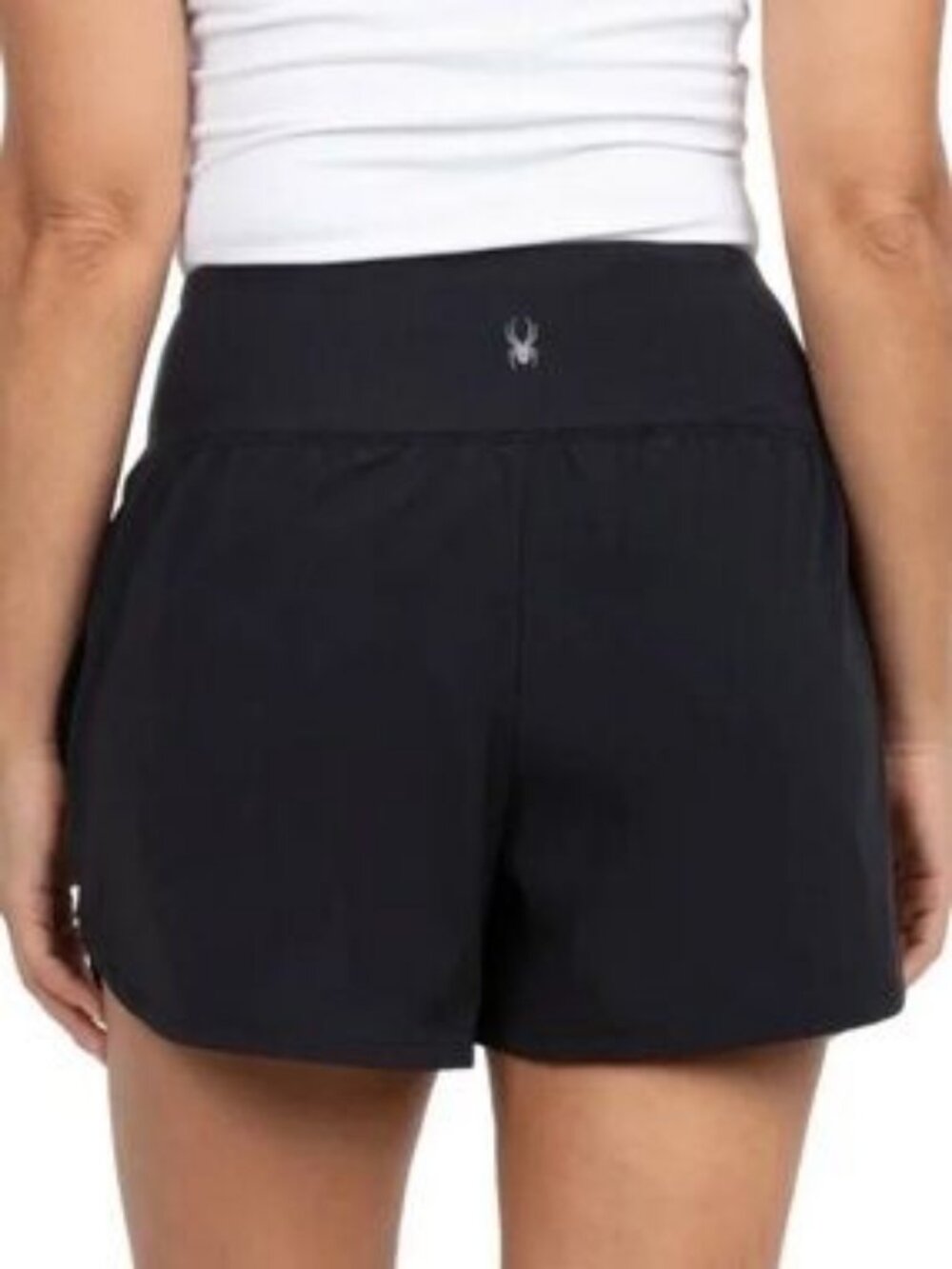 Spyder NWT Women's Black Running Short Choice of Size: Small, Large or XXL - Picture 3 of 10